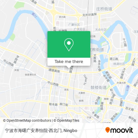 宁波市海曙广安养怡院-西北门 map