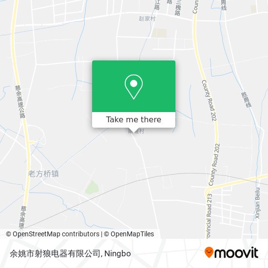 余姚市射狼电器有限公司 map