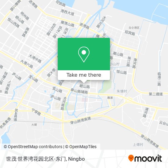 世茂·世界湾花园北区-东门 map