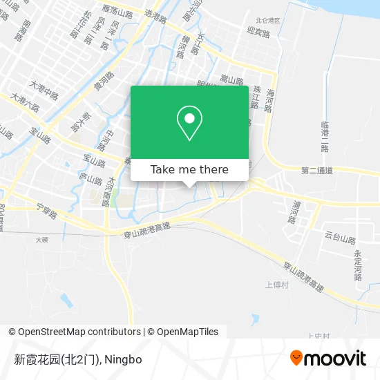 新霞花园(北2门) map