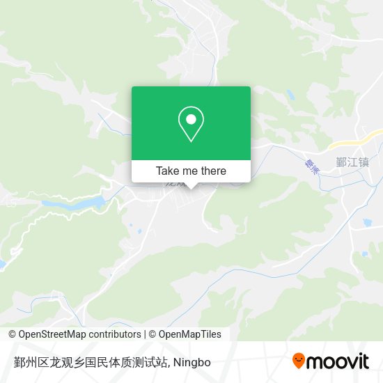 鄞州区龙观乡国民体质测试站 map