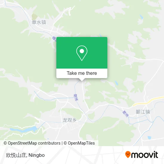 欣悦山庄 map