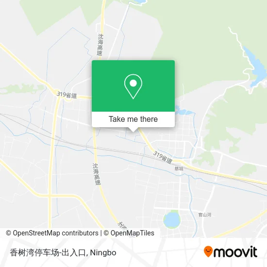 香树湾停车场-出入口 map