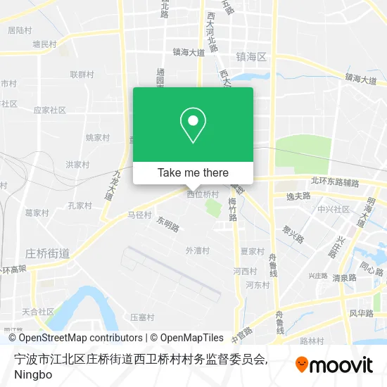宁波市江北区庄桥街道西卫桥村村务监督委员会 map