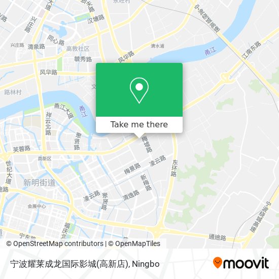 宁波耀莱成龙国际影城(高新店) map