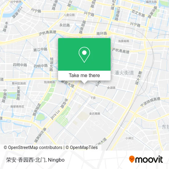 荣安·香园西-北门 map