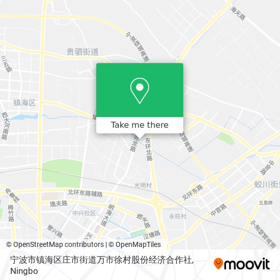 宁波市镇海区庄市街道万市徐村股份经济合作社 map