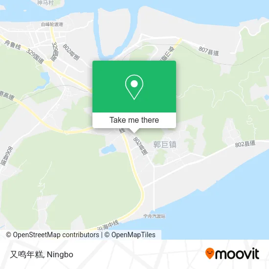 又鸣年糕 map