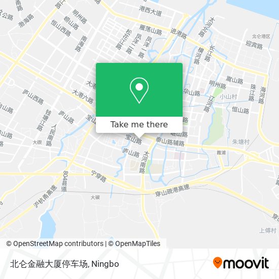 北仑金融大厦停车场 map