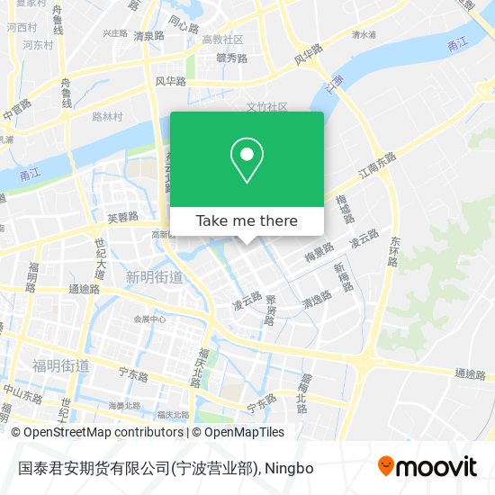 国泰君安期货有限公司(宁波营业部) map