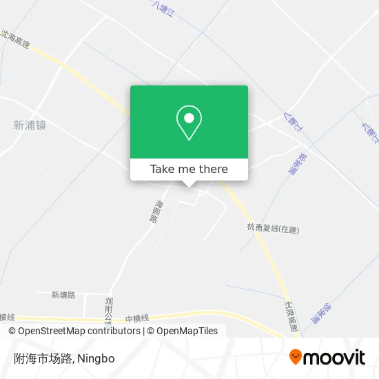 附海市场路 map