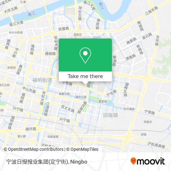 宁波日报报业集团(定宁街) map