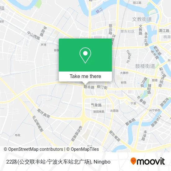 22路(公交联丰站-宁波火车站北广场) map