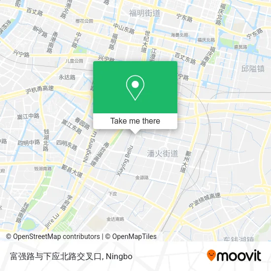 富强路与下应北路交叉口 map