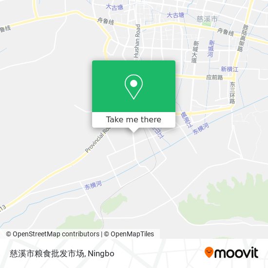 慈溪市粮食批发市场 map