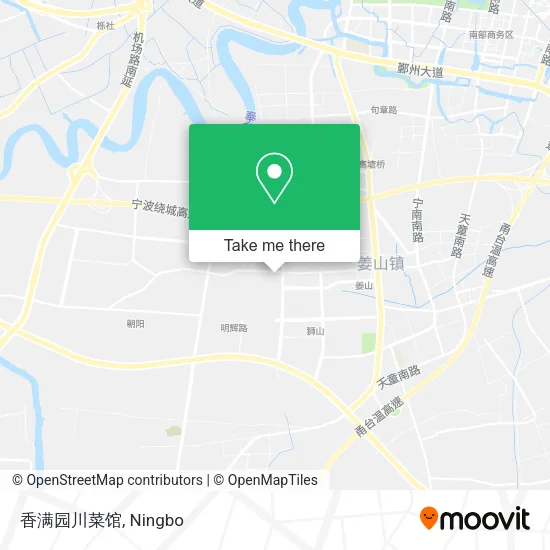 香满园川菜馆 map