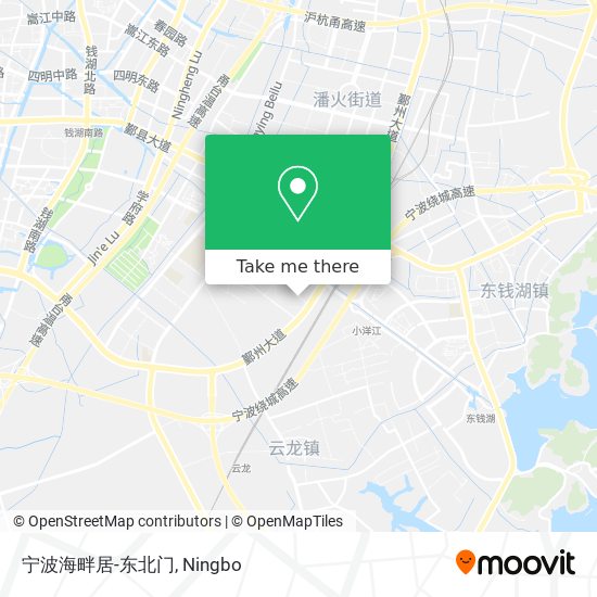 宁波海畔居-东北门 map