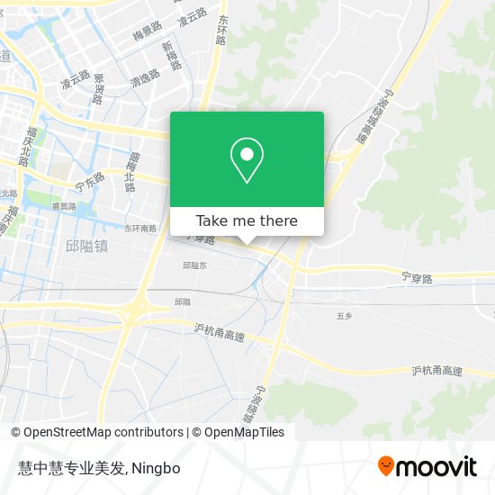 慧中慧专业美发 map