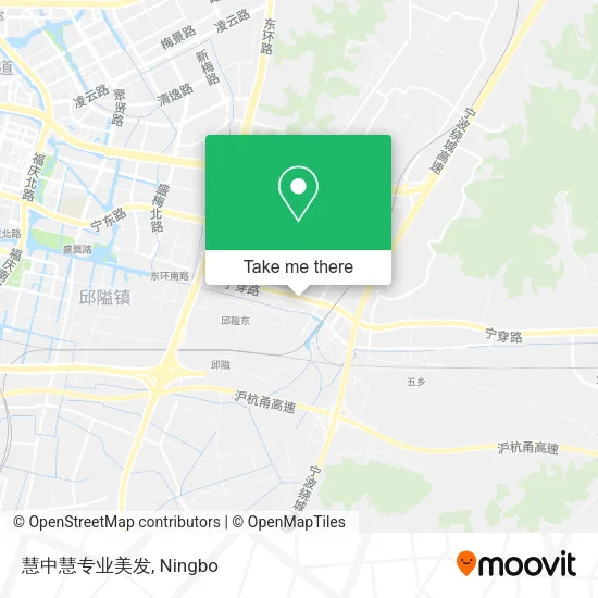 慧中慧专业美发 map