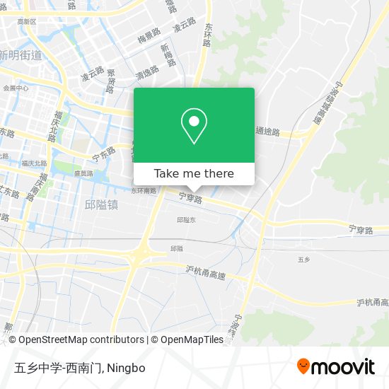 五乡中学-西南门 map