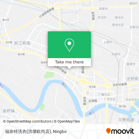 福奈特洗衣(洪塘欧尚店) map