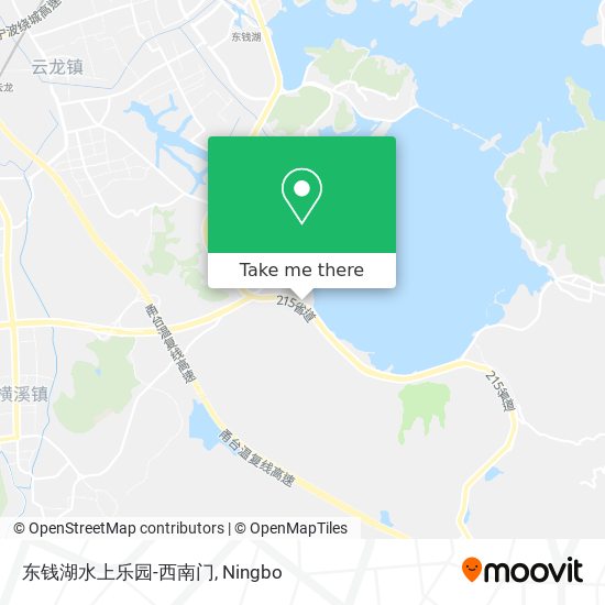 东钱湖水上乐园-西南门 map