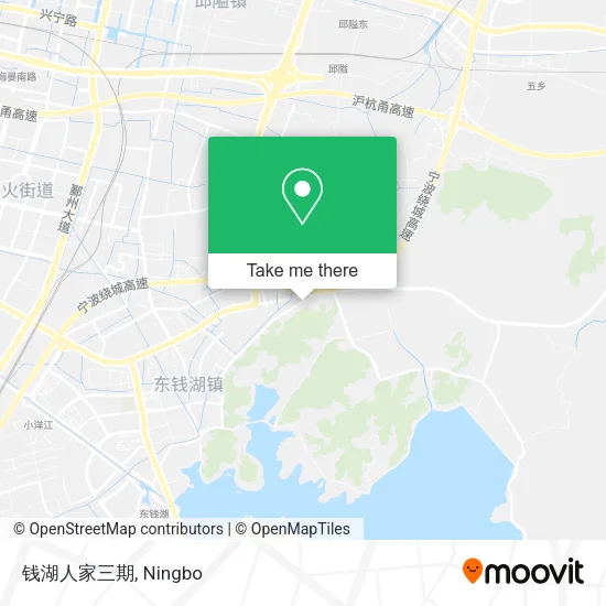钱湖人家三期 map