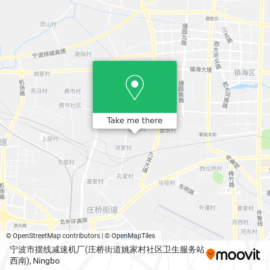 宁波市摆线减速机厂(庄桥街道姚家村社区卫生服务站西南) map