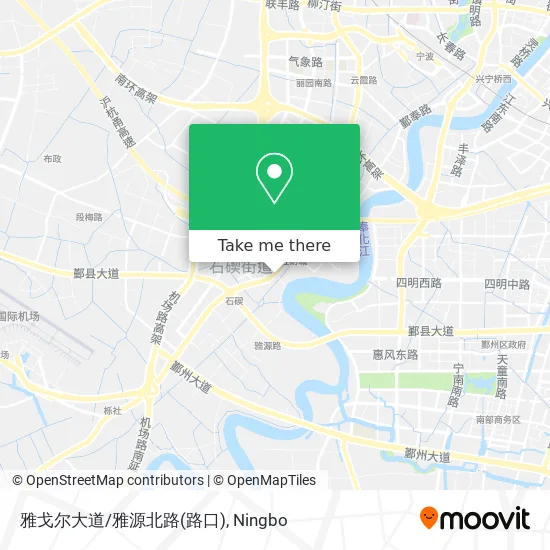 雅戈尔大道/雅源北路(路口) map