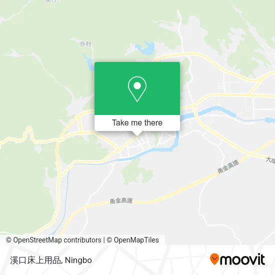 溪口床上用品 map