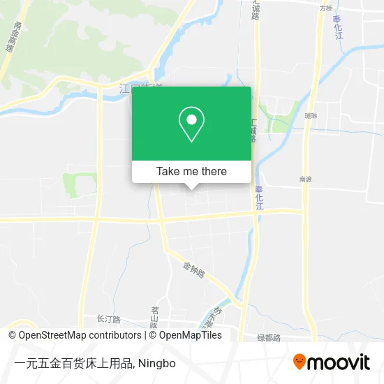 一元五金百货床上用品 map