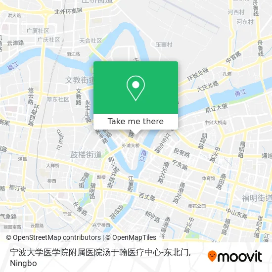 宁波大学医学院附属医院汤于翰医疗中心-东北门 map