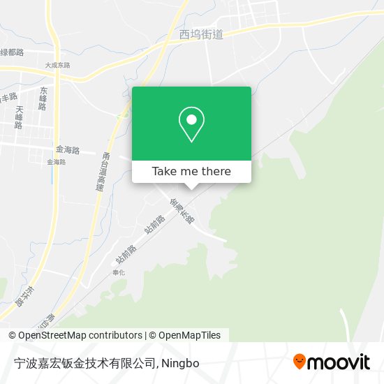 宁波嘉宏钣金技术有限公司 map