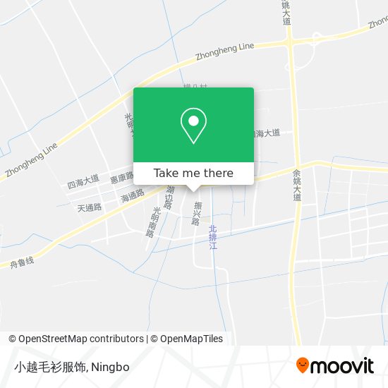 小越毛衫服饰 map