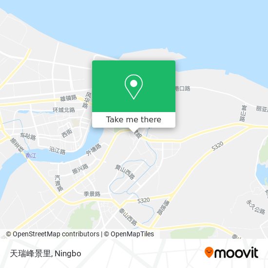 天瑞峰景里 map