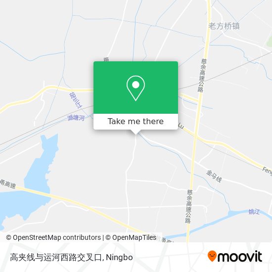 高夹线与运河西路交叉口 map