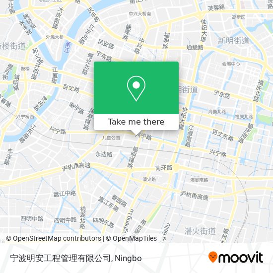 宁波明安工程管理有限公司 map