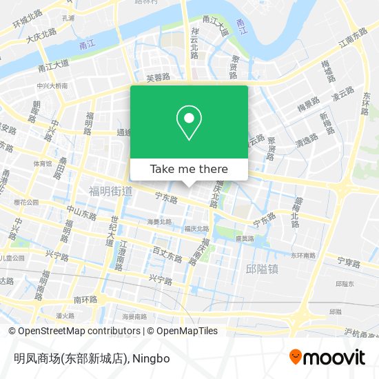 明凤商场(东部新城店) map