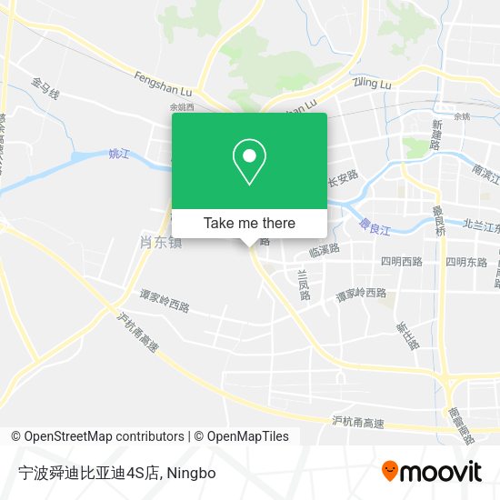 宁波舜迪比亚迪4S店 map