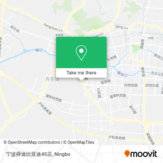 宁波舜迪比亚迪4S店 map