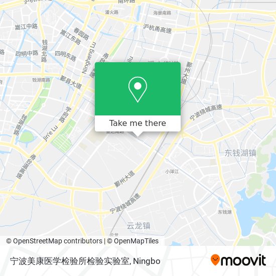 宁波美康医学检验所检验实验室 map