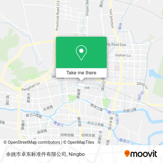 余姚市卓东标准件有限公司 map
