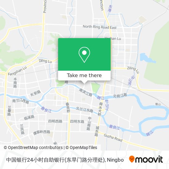 中国银行24小时自助银行(东旱门路分理处) map