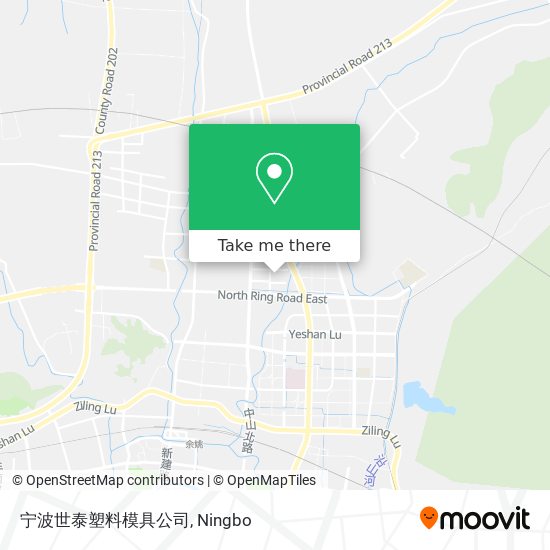 宁波世泰塑料模具公司 map