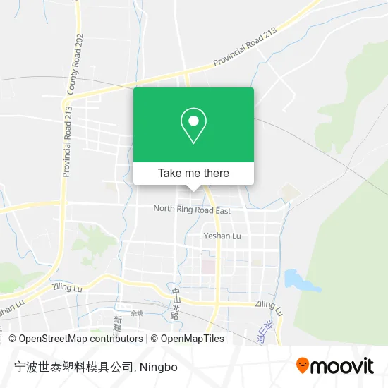 宁波世泰塑料模具公司 map
