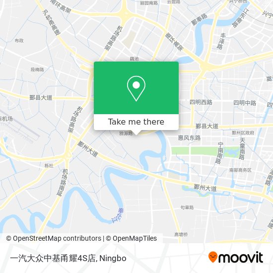 一汽大众中基甬耀4S店 map