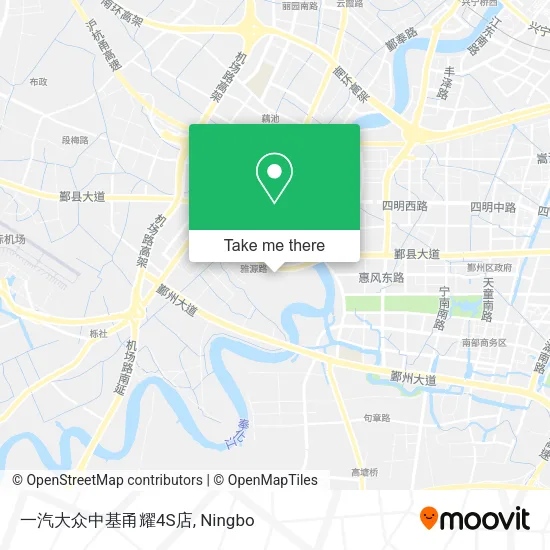 一汽大众中基甬耀4S店 map