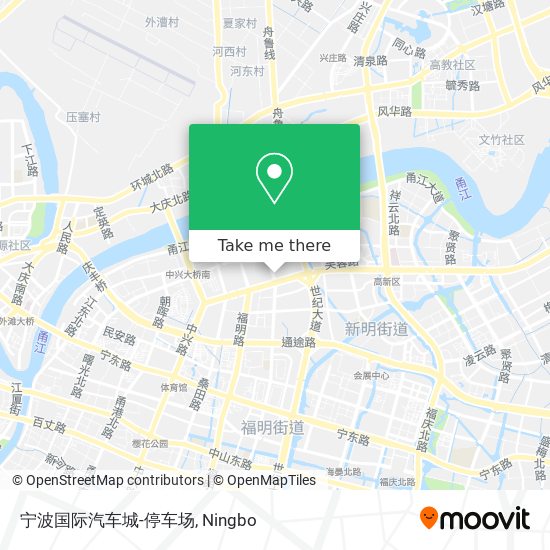 宁波国际汽车城-停车场 map