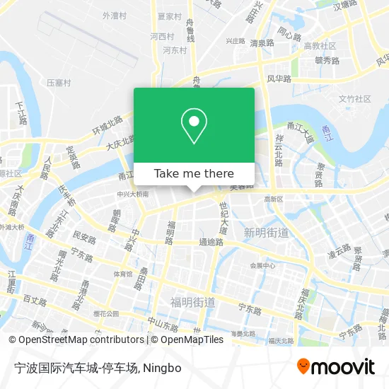 宁波国际汽车城-停车场 map