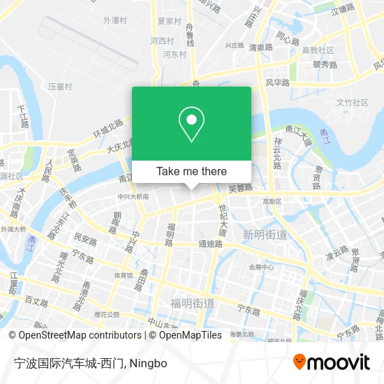 宁波国际汽车城-西门 map